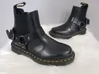 DR. MARTENS WINCOX SMOOTH LEATHER BUCKLE BOOTS - EUR 36, US Men's 4, Women's 5