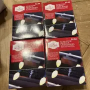Holiday Time 40 Pack Gutter Shingle Light Hooks Christmas Lot of 4 Packs (160)