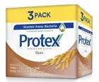New PROTEX OATS ANTIBACTERIAL SOAP BAR JABON PROTEX AVENA (3 bars 3.7oz)