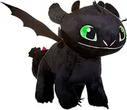 Toothless Night Fury 40 cm Train Your Dragon 3 Black Plush Films How to Tran Your Dragon 3 Original Glow in The Dark