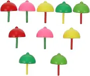Educational Wooden Fruit Tops Toy Set Pcs Pull String Boys and Girls Wood Spinning Tops for Boys and Girls Development Random Style
