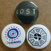 Lost pin back badge set*