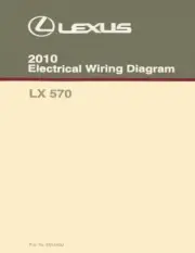 2010 Lexus LX 570 Wiring Diagrams Schematics Layout Factory OEM