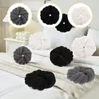 Knot Pillows Handmade Knotted Ball Pillow Plush Knot Cushion Pillow Ball♜Pillows