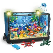 725PCS Jorumo Fish Tank Building Block Lighting Aquarium Sets for Adul