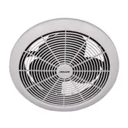 Heller Ball Bearing Exhaust Ventilation Fan 250mm Round Wall Mount White