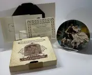 Edwin Knowles The King & I "Shall We Dance" 1985 Collectors Signed W/Box & COA