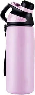 Vacuum InsulatedTravel FlaskInsulation Cup Double Wall Vacuum Bottle with Magnetic Lid Sports Kettle Stainless Steel Insulation Cup (Color : C, Size : One Size) (Color : Dark, Size : One Size)