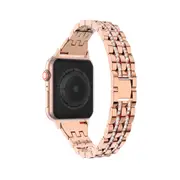 ZUSLAB Apple Watch iWatch Band Series SE 7 6 5 4 3 2 Jewelry Metal Strap 38-40-41MM Rose Gold