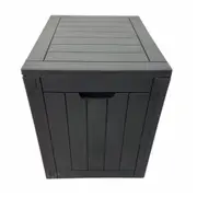 Outdoor Storage Box 118L Container Lockable (Black)