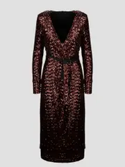 [Andamane] Andamane-Midi Dresses Marrone-Donna M
