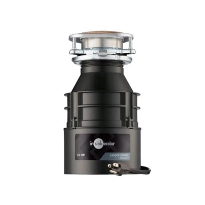 Badger 5 Garbage Disposal with Power Cord, Standard Series 1/2 HP Continuous Fee