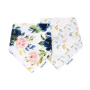 Tiny Twinkle - Kaffle® Bandana Bib - Blush Set of 2
