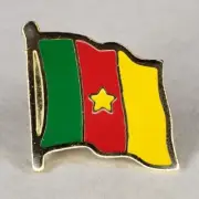 Republic of Cameroon / Republique du Cameroun Flag Lapel / Hat Pin NEW