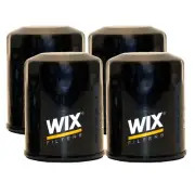 Wix Set of 4 Engine Motor Oil Filters For Ford Kia Mazda Polaris L4 (for: Mazda)