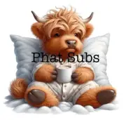 Sublimation Print Sleepy Highland Cow Ready To Press Heat Transfer