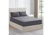 Ddecor Home 1500 Thread count Premium Cotton Blend Combo Set Granite