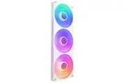 NZXT F360 RGB Core PWM Fan Single Frame 3 Fans - White [RF-U36HF-W1]