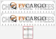 Code 3 Adhesive Vinyl Trailer Decal - EV Cargo - 1/50 1/76 1/148 1/87 1/64
