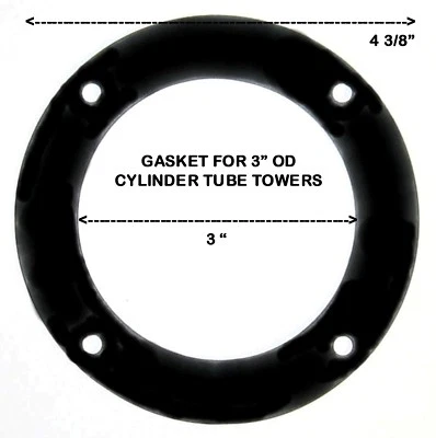 3 " REPLACEMENT TOWER GASKET - DRAFT BEER PARTS KEGERATOR REPAIR PARTS -D16-3