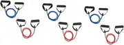 3pcs Elastic Pull Rope Yoga Stretching Straps Pulling Exercise Rope Stretching Equipment Elastic Rope Fitness Equipment Stretch Band Exercises Sports Equipment Elasticity
