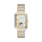 Fossil Raquel Sun Moon Multifunction Two-Tone Stainless Steel Watch ES5399