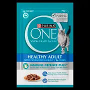 Purina One Adult Oceanfish In Gravy Wet Cat Food Pouches