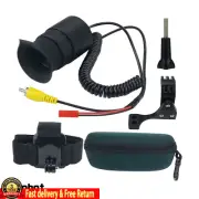 V770 Head-Mounted Display 0.39" OLED 12X Viewfinder Magnifier for Night Camera