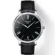 TISSOT 天梭 官方授權 Tradition 羅馬薄型石英錶 迎春好禮-銀x黑/39mm T0634091605800