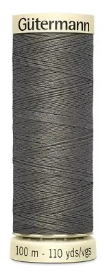 Gutermann 100P-112 Sew-All Thread 110yd-Grey