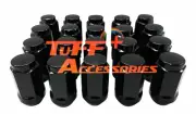 10 x 1/2" 40mm Long Black Acorn Wheel Nuts 1/2" Car Mag / Steel Ford Trailers
