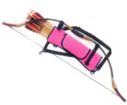 Hunt & Seek Archery Back/Side Fabric Quiver with Accessory Pocket