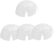 4pcs Anti-Collision Shell Anti-Collision Insert Shell Lightweight Insert Liner Durable Insert Liner Anti-Collision Hat Liners Lightweight Hat Liners Helmet Work Universal White