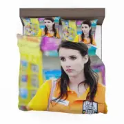 Quilt Cover Pillowcase Set 61819-007716 Machine Washable Printed 3D Pattern