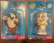 NEW Baby Looney Tunes Baby Taz AND Baby Bugs Mattel Fisher-Price 3” Toys 2003