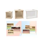 Hamster Digging Box Hamster Sand Bath Box Hut Playing Shelter Sand Bath