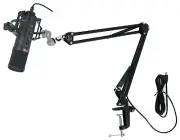 512 Audio by Warm Audio Tempest Condenser USB Microphone+Audio Technica Boom Arm