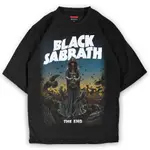 KAOS BLACK SABBATH THE END T 恤男士女士高級服裝