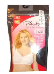 Playtex 1107 black 40D Just my size collection easy on front close cushion