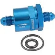 Aeroflow Check Valve Inline -4AN Blue / One Way Valve - AF612-04