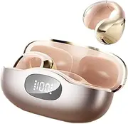 Open Ear Wireless Headphones | Wireless Earbuds Headphones - Noise Cancelling Earphones with Ergonomic Design Aesthetic Appeal for Sport Gym Workouts Running Outdoor Activities