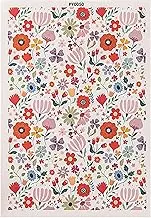 Underglaze Transfers - Water Slide Flower Decals for Clay, Colorful Ceramic Transfer Sheets | Pottery Underglaze Prints, Floral Design Paper for Handmade Jewelry, Earrings, Mugs, Plates, Crafts