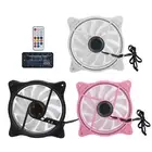 3x Cooling Fans ARGB Controller 11 Fan Blades Silent Computer Air Cooler 120 Hot