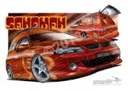 HOLDEN Concept 2000 SANDMAN PANEL VAN A3 FRAMED PRINT (HC205)