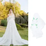 Romantics Black Wedding Veil with Comb Light Weight Bride Breathable Veil