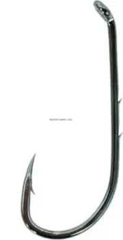 Gamakatsu Baitholder Hook #6/0 Needle Point Shank Ringed Eye NS Black 5/Pk 05416