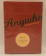 Anywho A classy Drinking Game Card game Drink Now ask questions Later