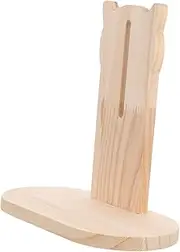 HANABASS Hamster Rotating Wheel Stand Stable Wooden Exercise Wheel Holder for Pets Portable and Lightweight Design Support for Endless Fun and Safe Use