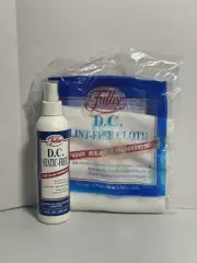 Fuller Brush Company - D.C. Static-Free for Electronics 8 oz. Bottle and 2 Cloth
