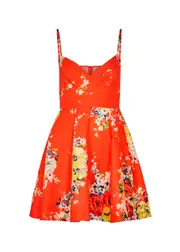 Zimmermann Alight Floral-print Linen Mini Dress - Red - 3 (UK 14 / L) 3 (UK 14 / L)